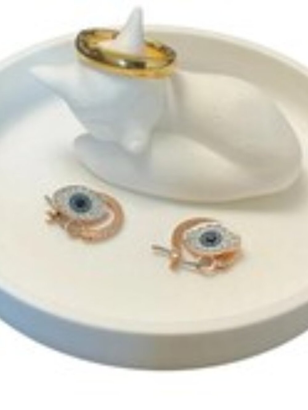 Sleeping Fox Ring Dish, Cute Animal Jewelry Holder, Trinket Tray